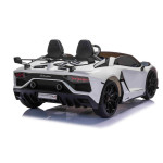 Elektrické autíčko - Lamborghini SVJ DRIFT - Biele - Licencované
